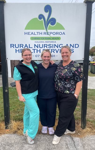 The Health Reporoa nursing team on International Nurses Day